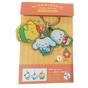 Pochacco, Cinnamoroll and Pomponpurin acrylic charms / keychain